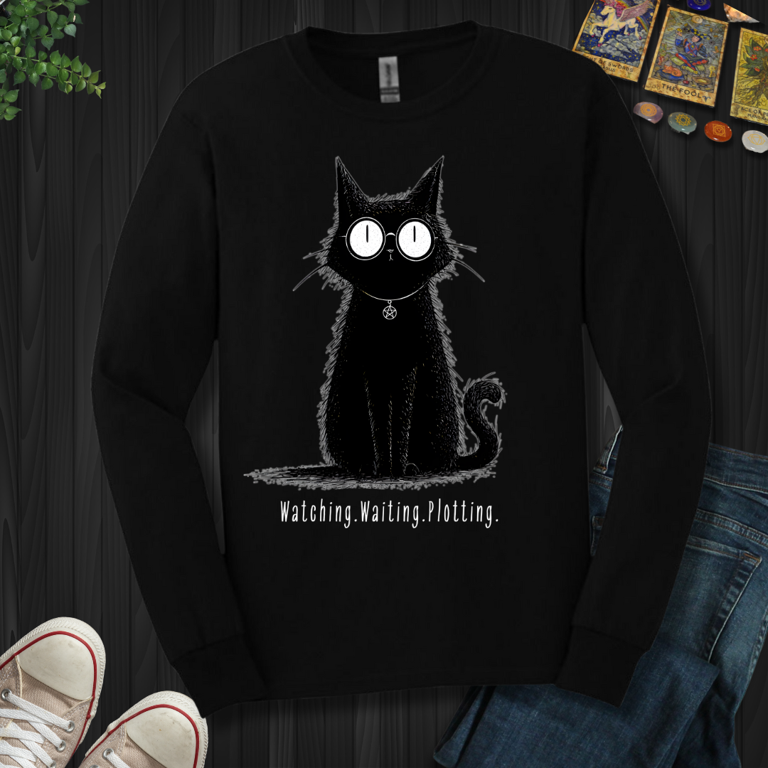 Watching. Waiting. Plotting Long Sleeve Tee
