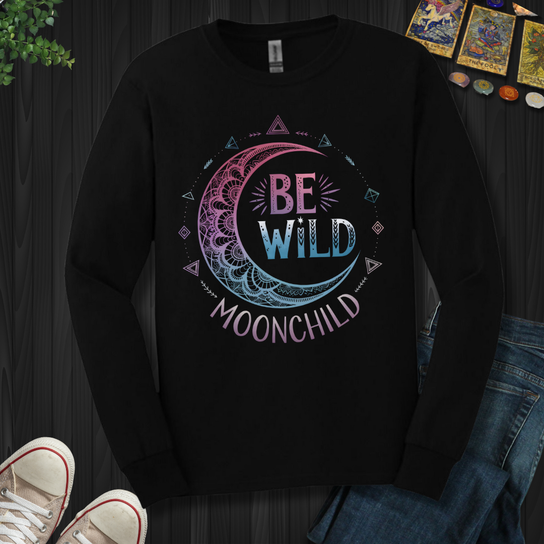 Be Wild Moon Child Long Sleeve Tee