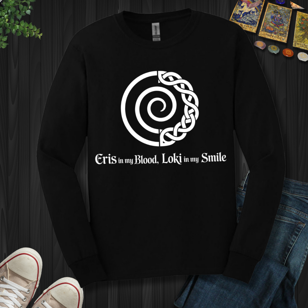 Eris In Blood, Loki In Smile Long Sleeve Tee