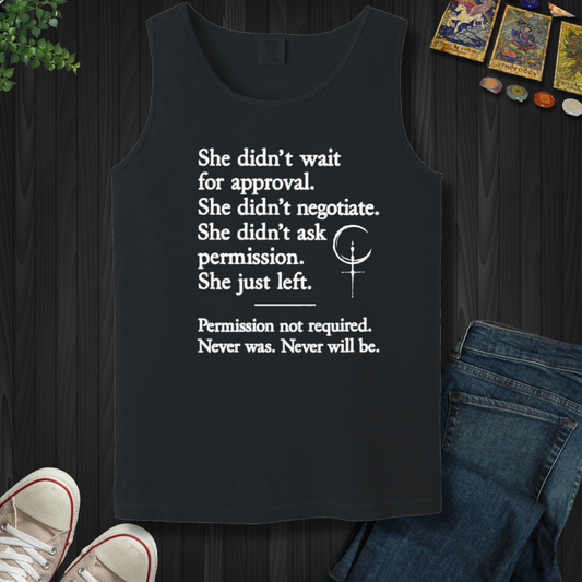 Permission Not Required Tank Top