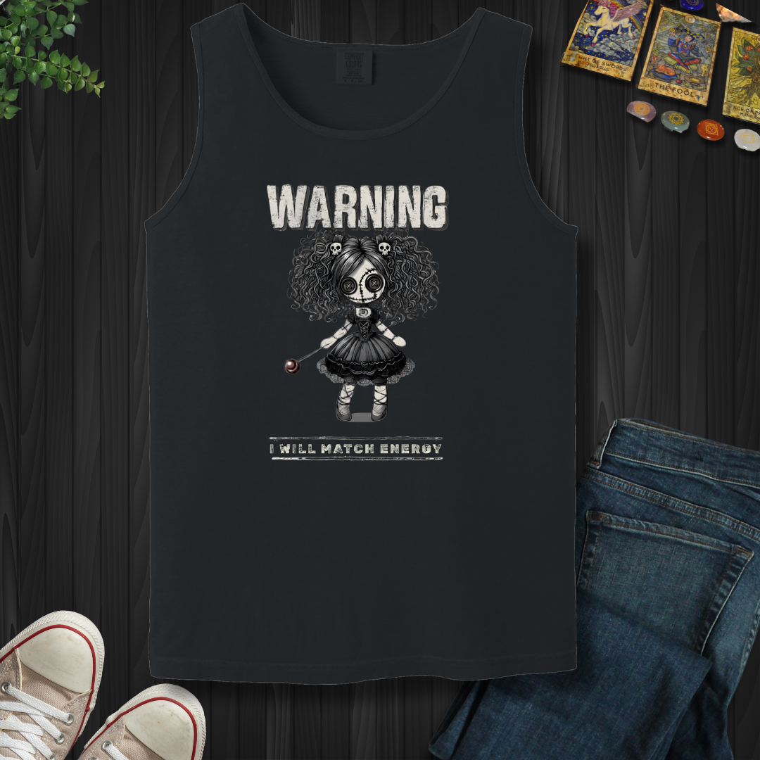 Warning: I Match Energy Tank Top