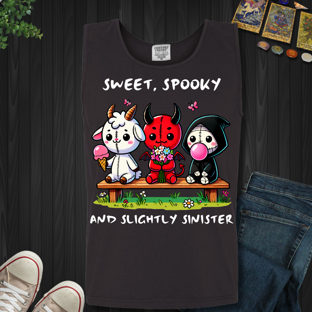 Sweet, Spooky and Slightly Sinister Tank Top