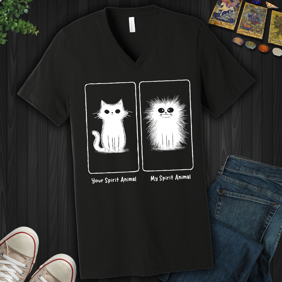 Your Spirit Animal vs. My Spirit Animal V-Neck Tee