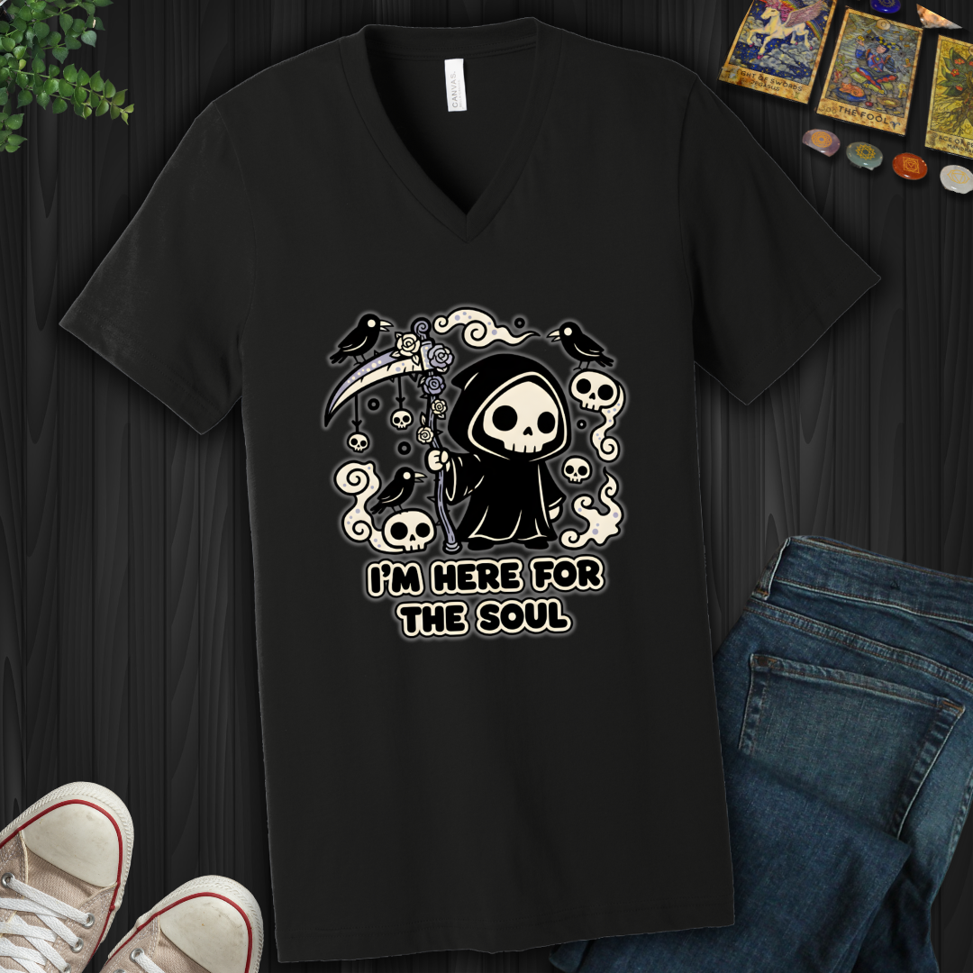 Here For The Soul V-Neck Tee