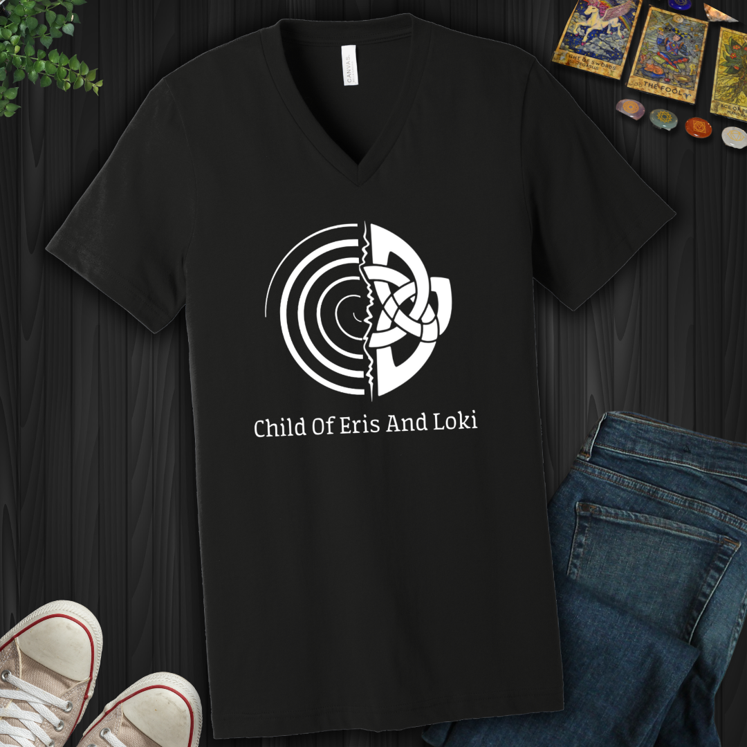 Child Of Eris And Loki V-Neck Tee