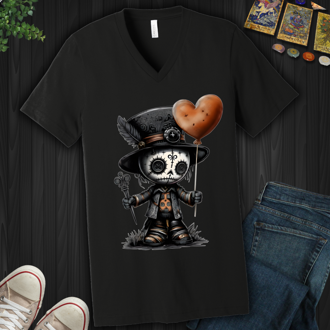 Emotionally Attached Voodoo Doll V-Neck Tee