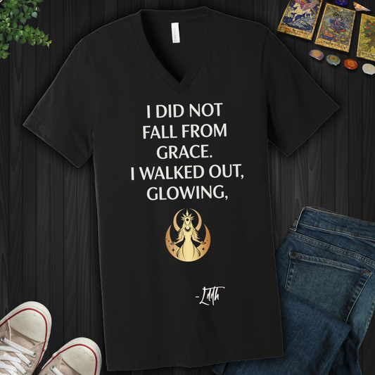 Lilith's Glowing Exit V-Neck Tee