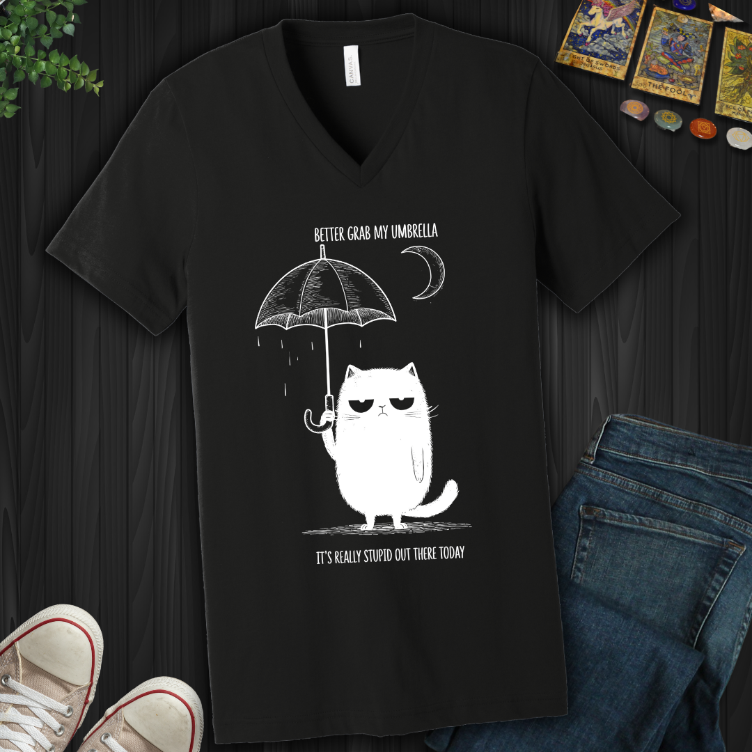 Better Grab My Umbrella V-Neck Tee