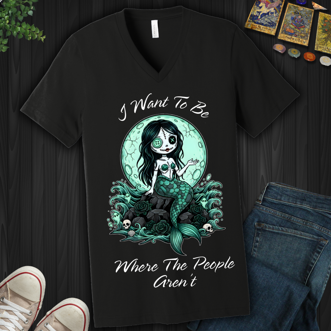 Where The People Aren’t V-Neck Tee