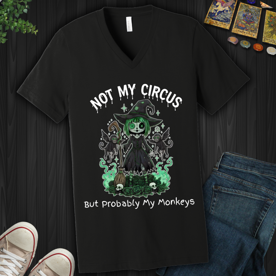 Probably My Monkeys V-Neck Tee