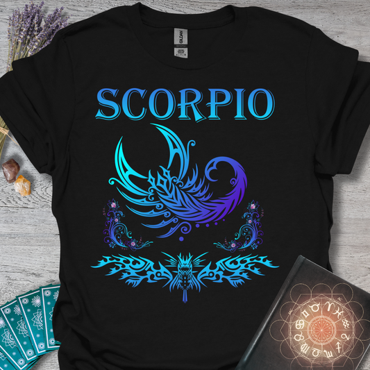 Flower Tribal Scorpio T-Shirt