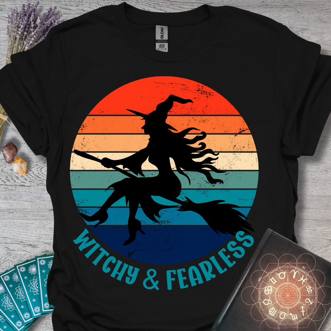 Retro Witchy & Fearless T-Shirt