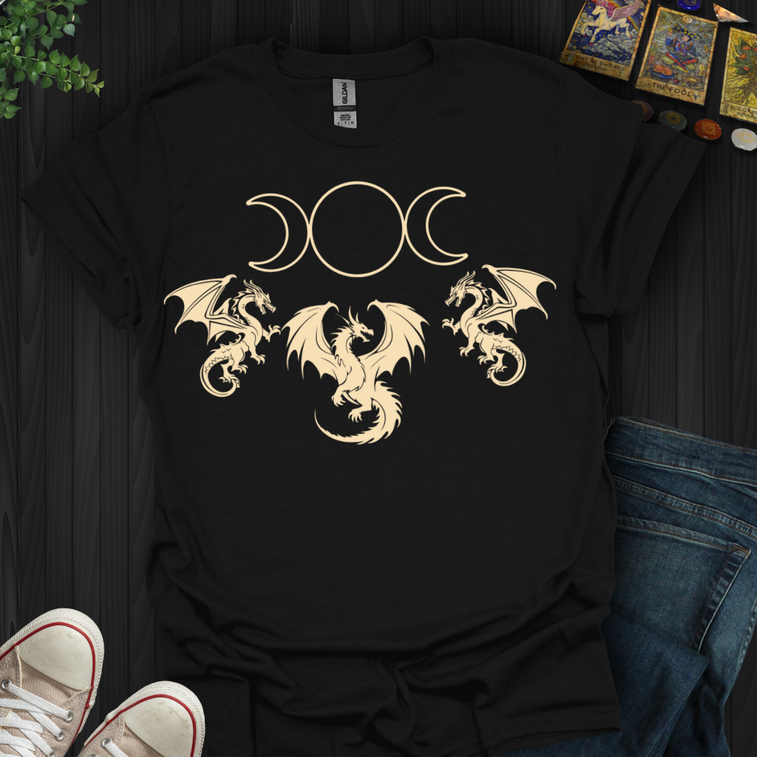Triple Moon Dragon T-Shirt