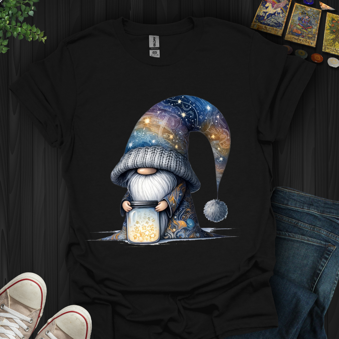 Celestial Gnome With Fireflies T-Shirt