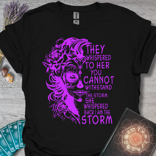I Am The Storm -(purple)T-Shirt