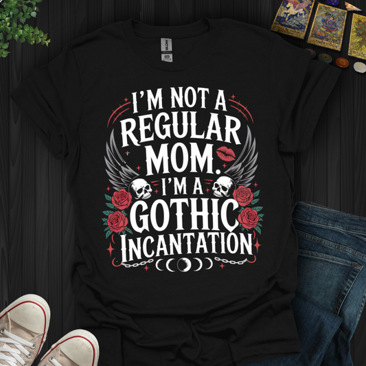 Gothic Incantation Mom T-Shirt