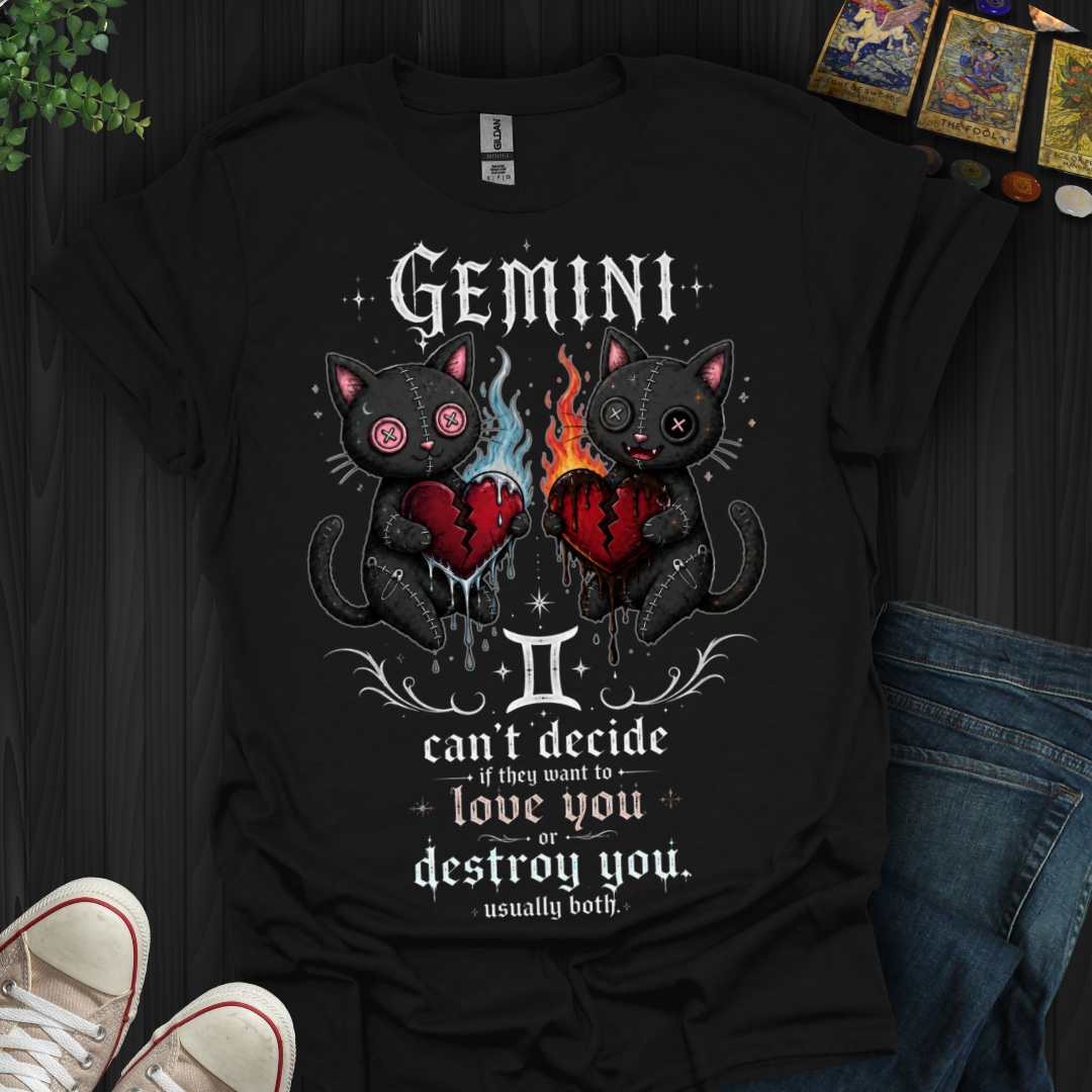 Gemini: Love You Or Destroy You T-Shirt