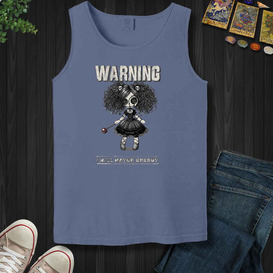 Warning: I Match Energy Tank Top