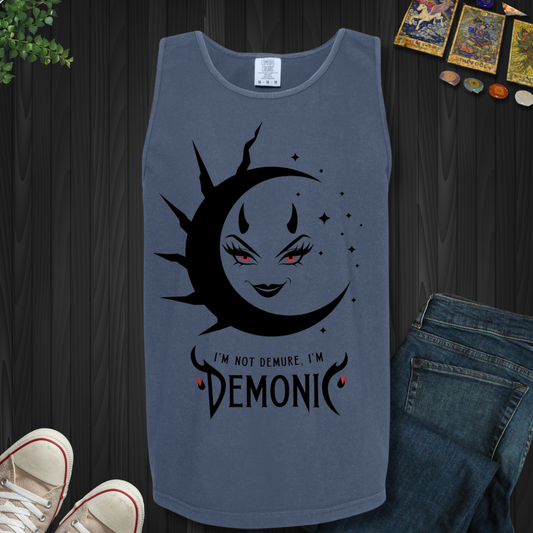 Not Demure, Demonic Tank Top