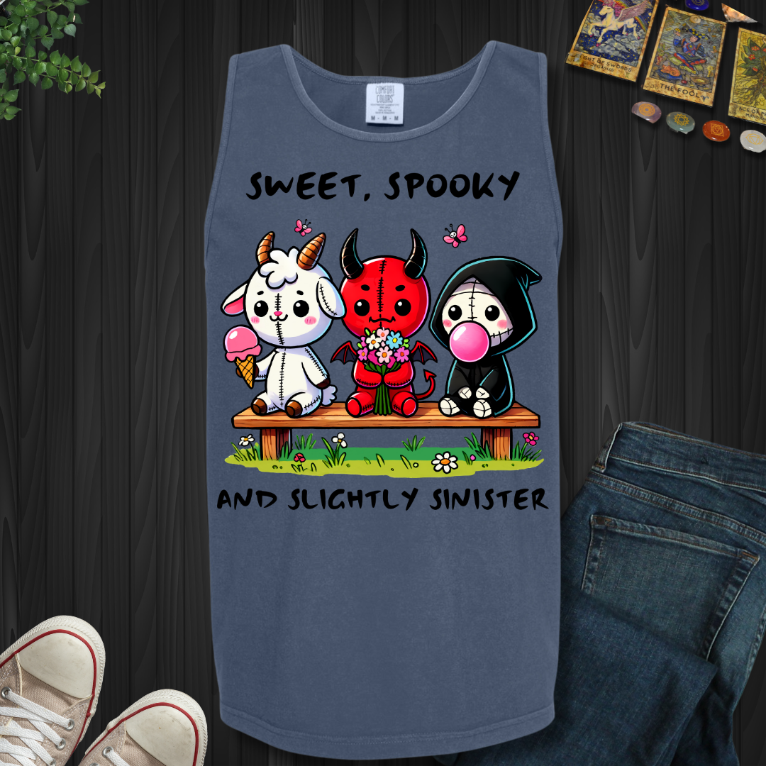 Sweet, Spooky and Slightly Sinister Tank Top