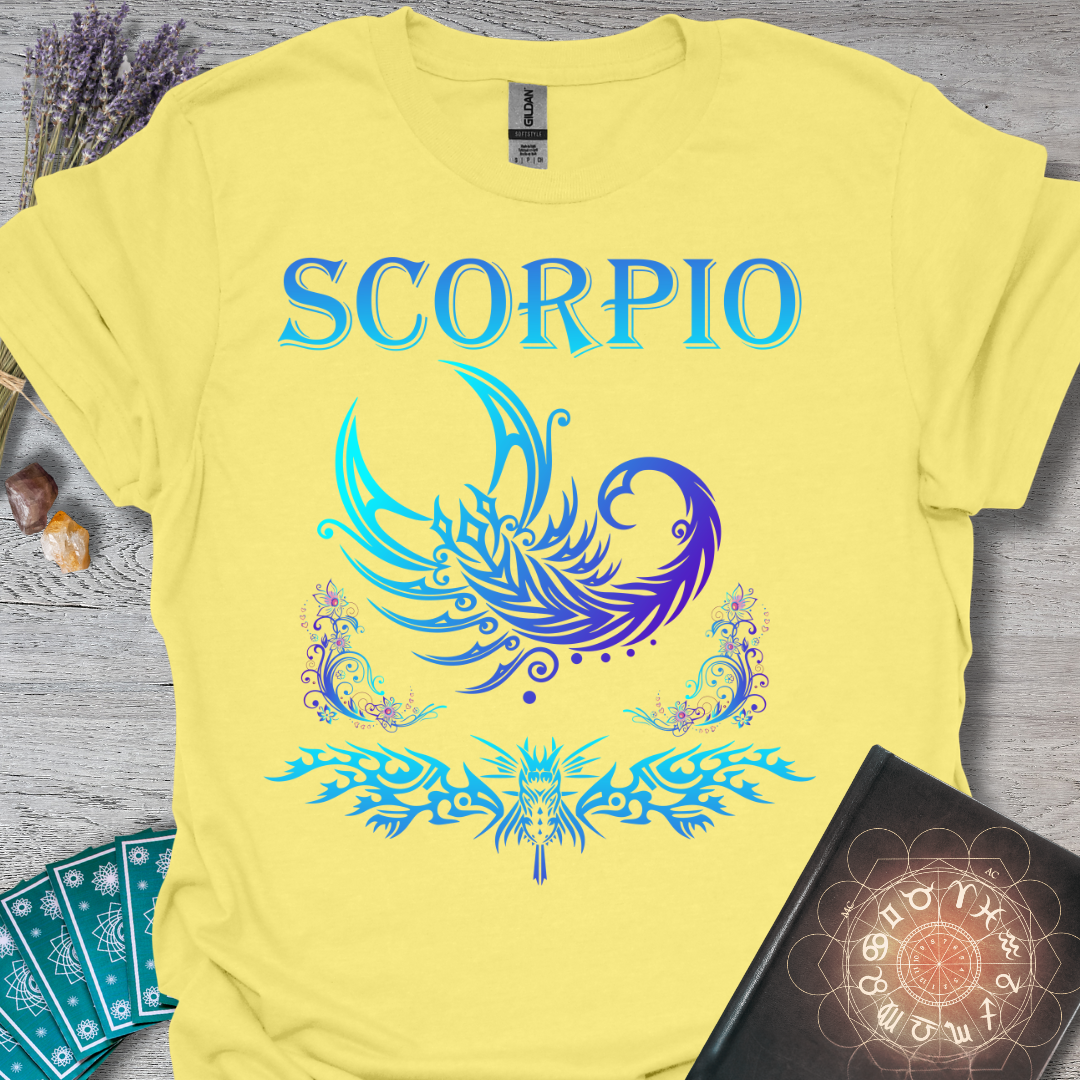 Flower Tribal Scorpio T-Shirt