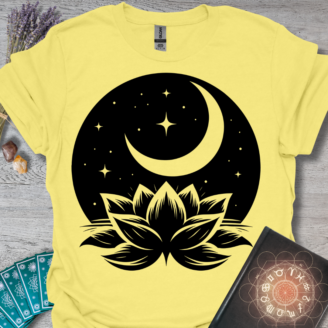 Starry Moon Lotus T-Shirt