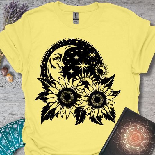 Sunflower and Moon T-Shirt