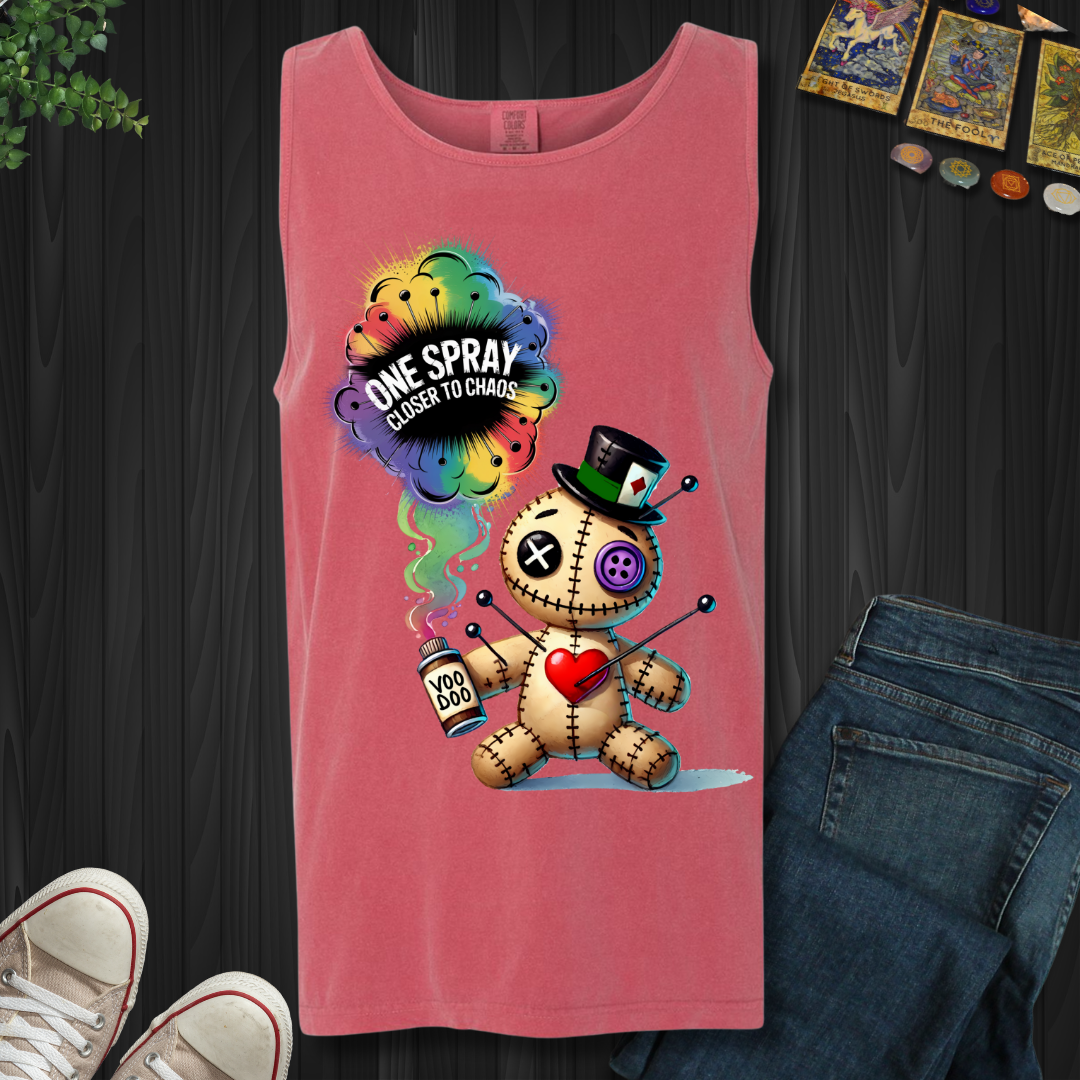 One Spray Closer To Chaos Tank Top