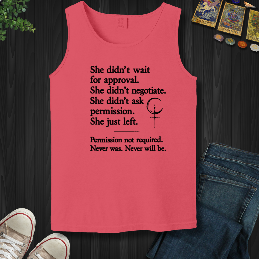 Permission Not Required Tank Top