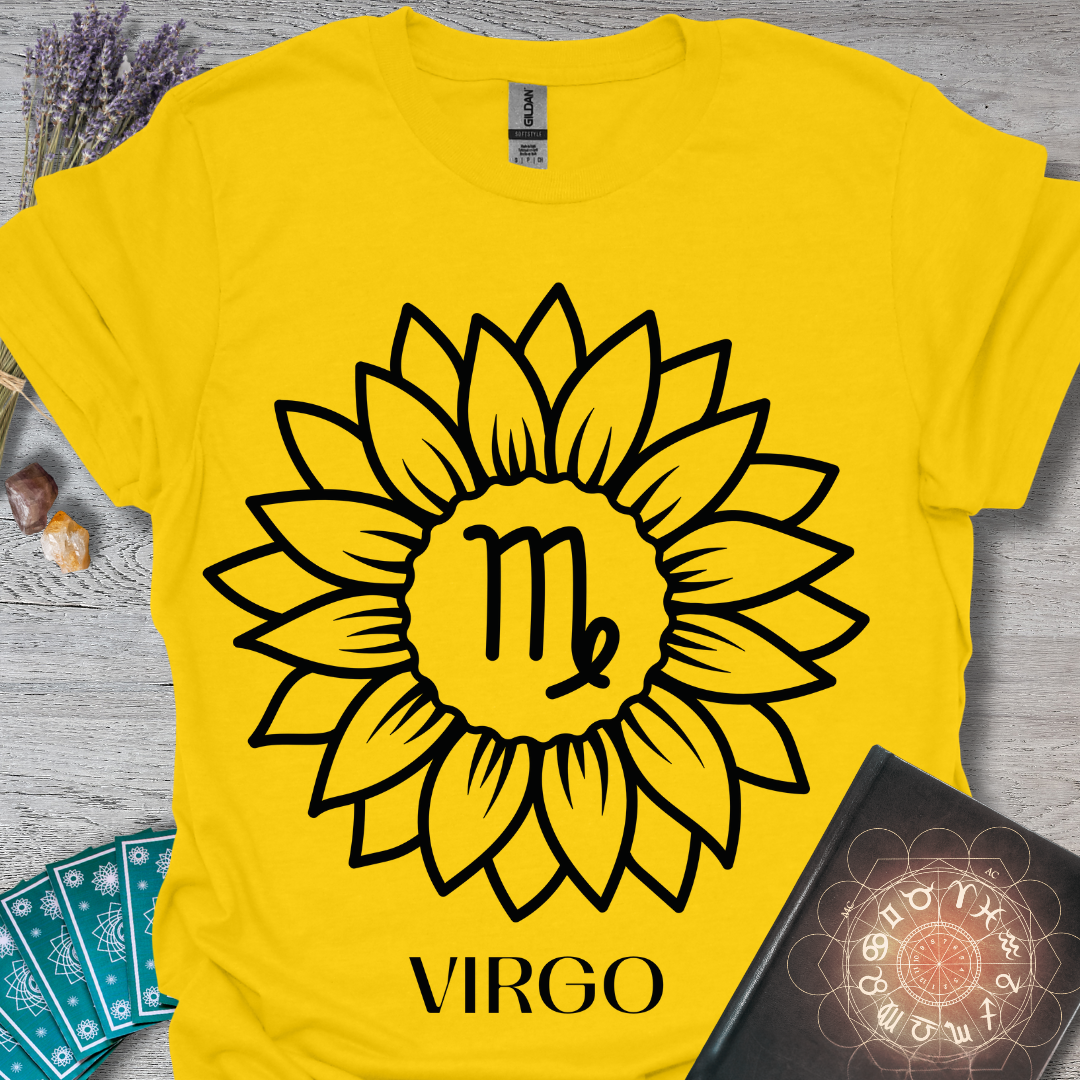 Virgo Sunflower T-Shirt