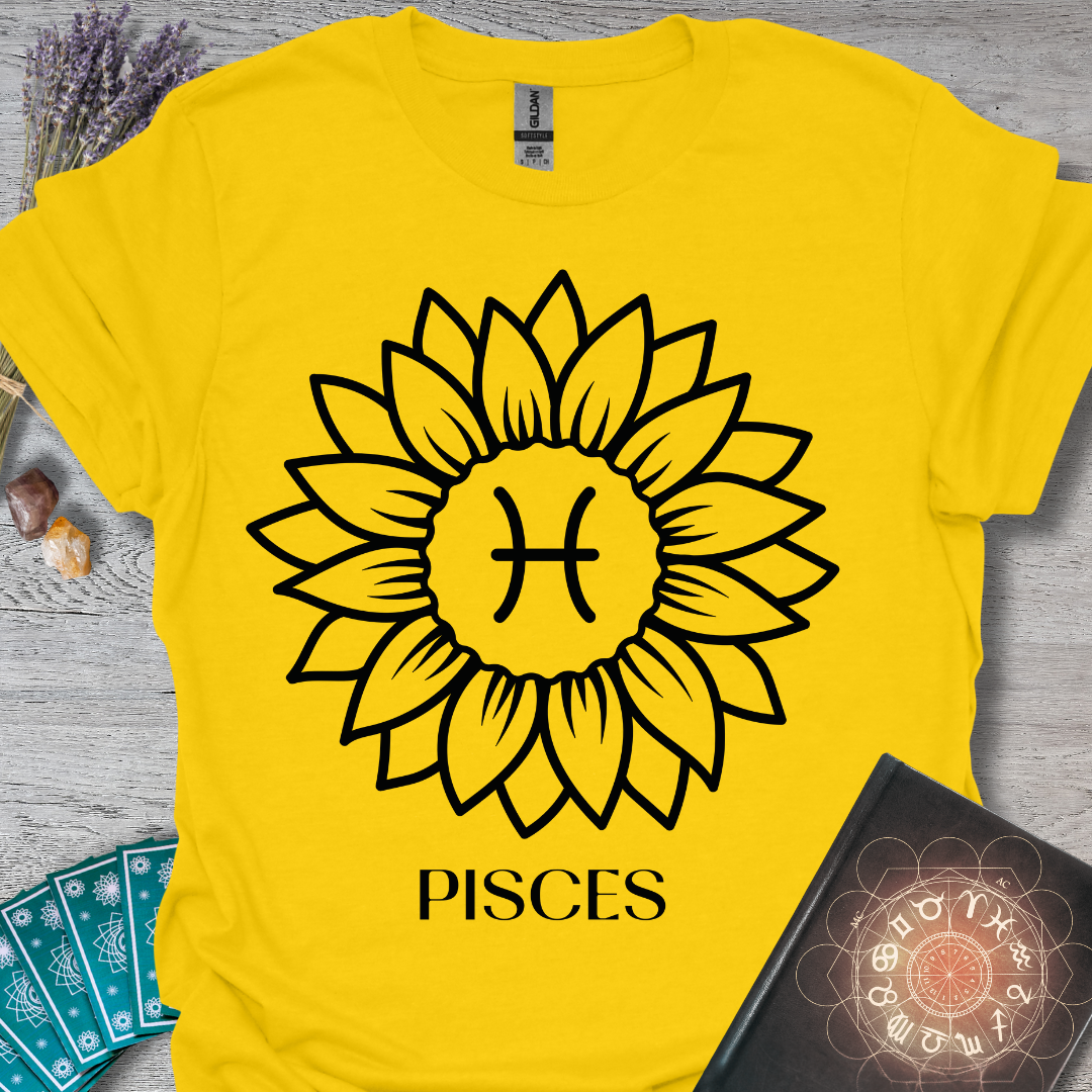 Pisces Sunflower T-Shirt
