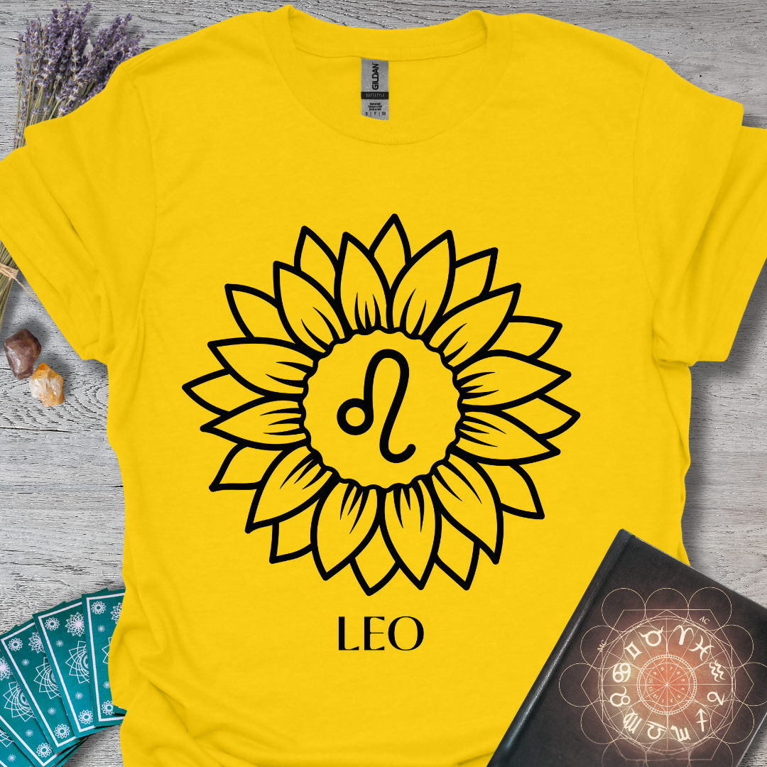 Leo Sunflower T-Shirt