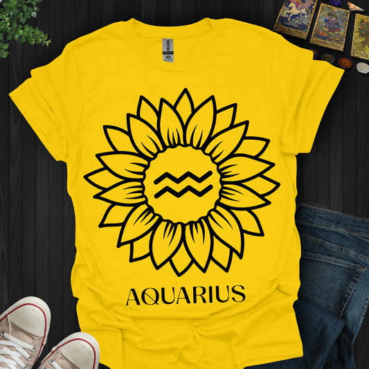 Aquarius Sunflower T-Shirt