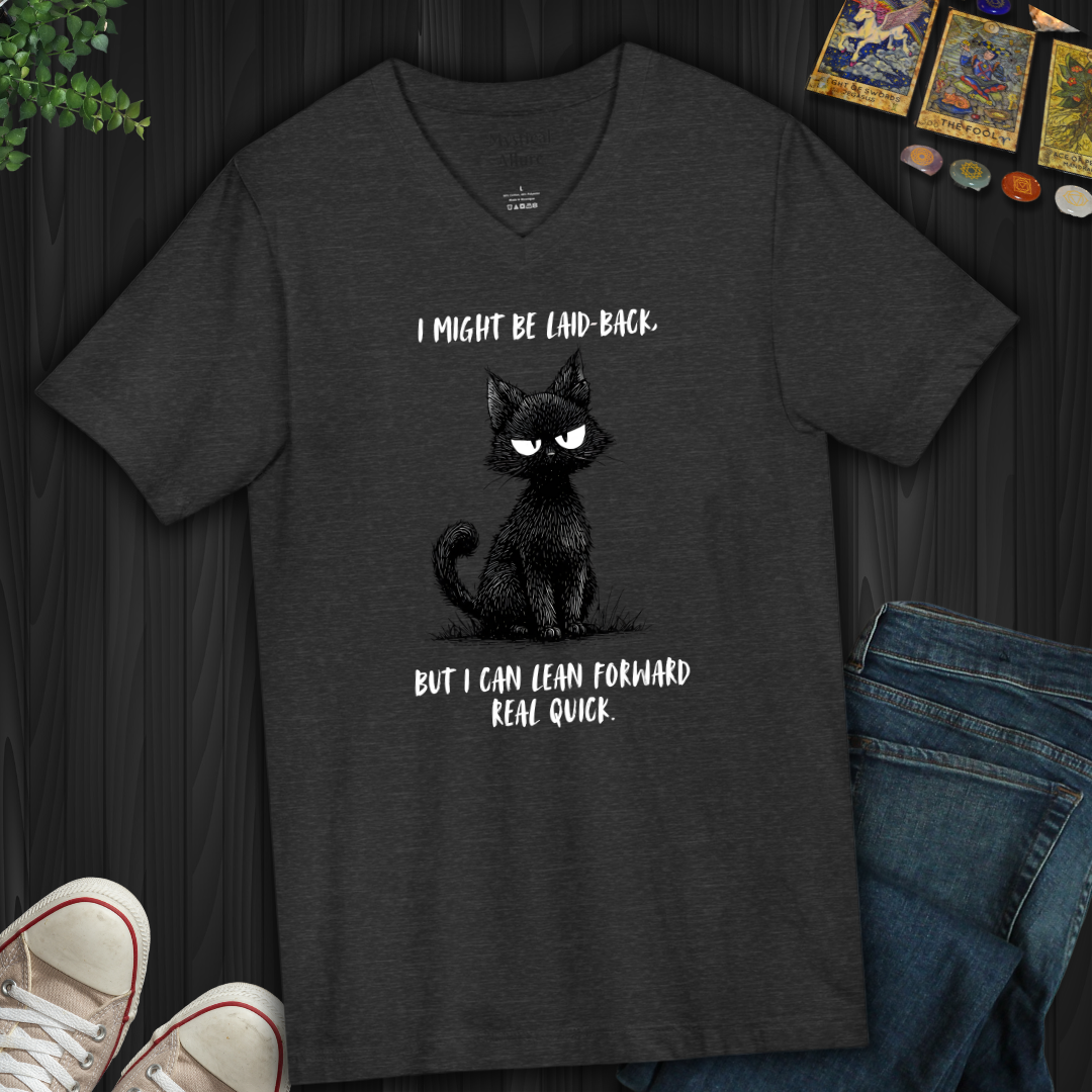 Laid-Back Not Soft V-Neck Tee