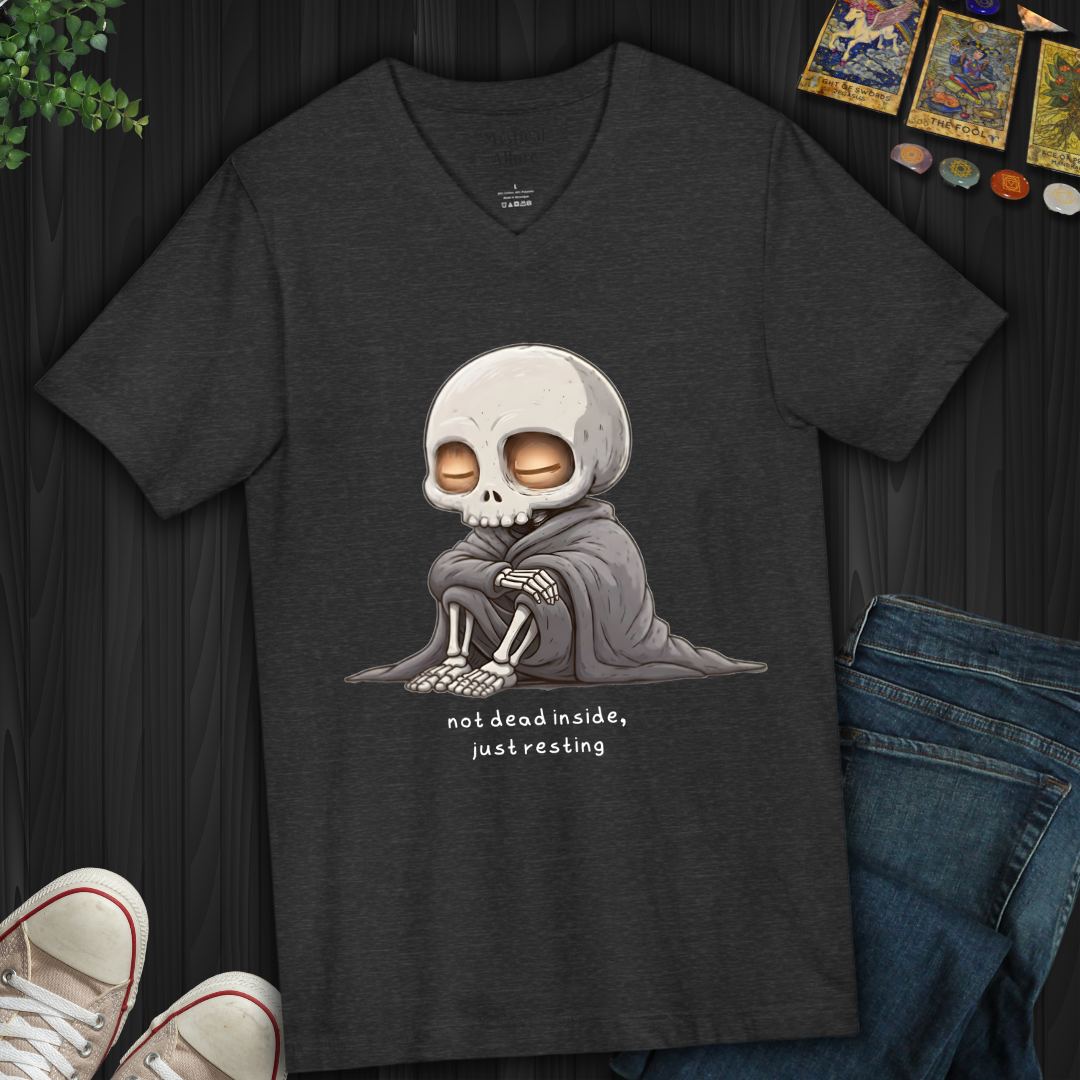 Just Resting V-Neck Tee