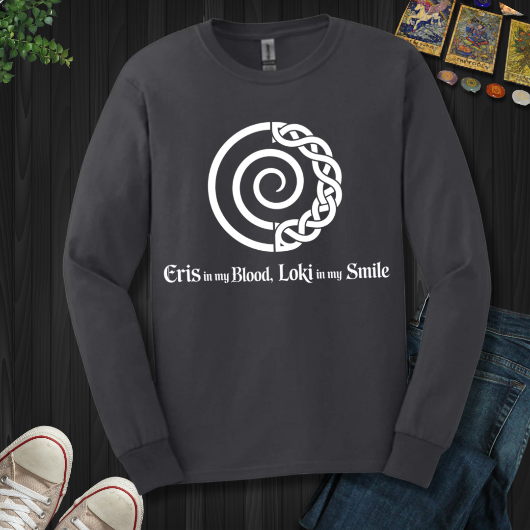 Eris In Blood, Loki In Smile Long Sleeve Tee