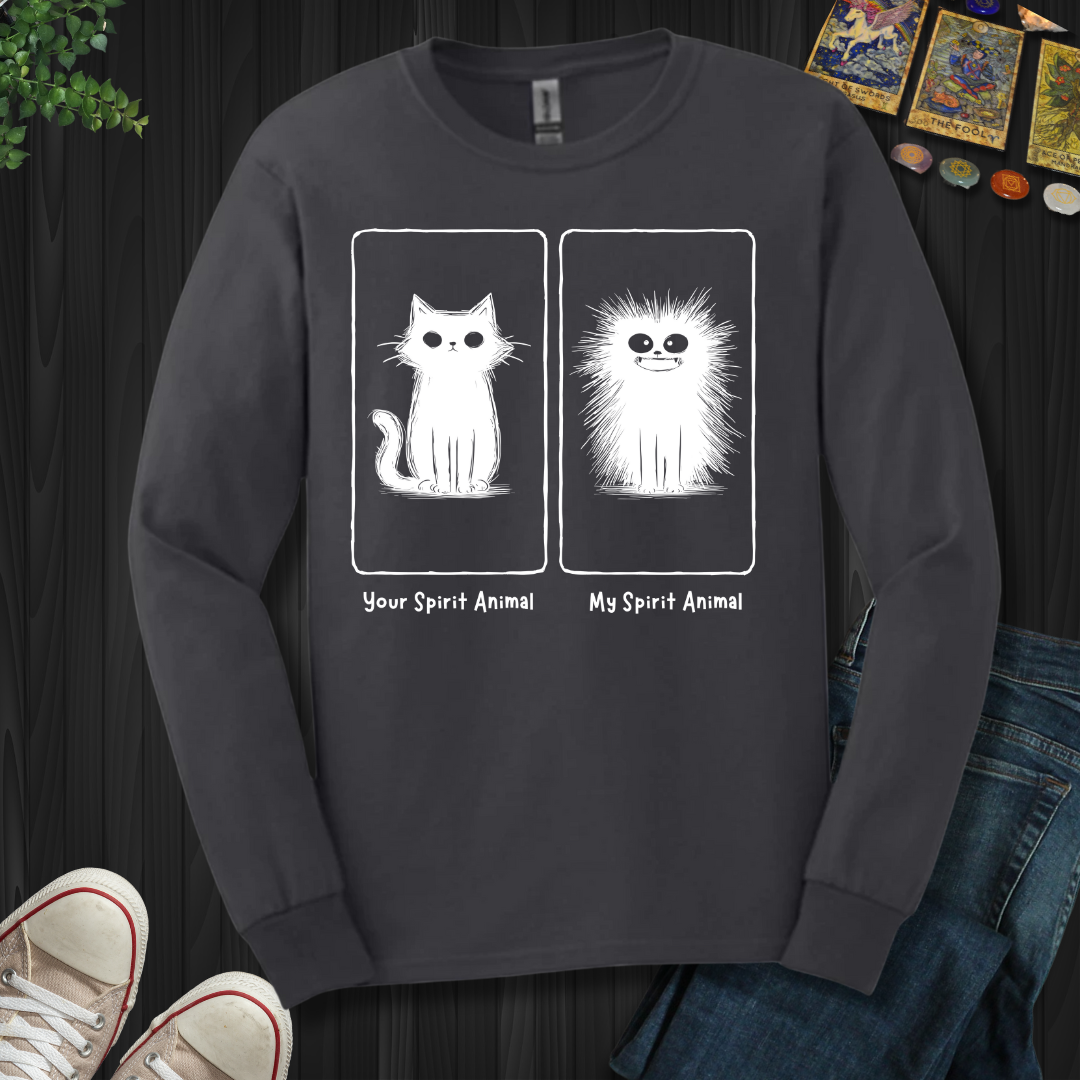 Your Spirit Animal vs. My Spirit Animal Long Sleeve Tee
