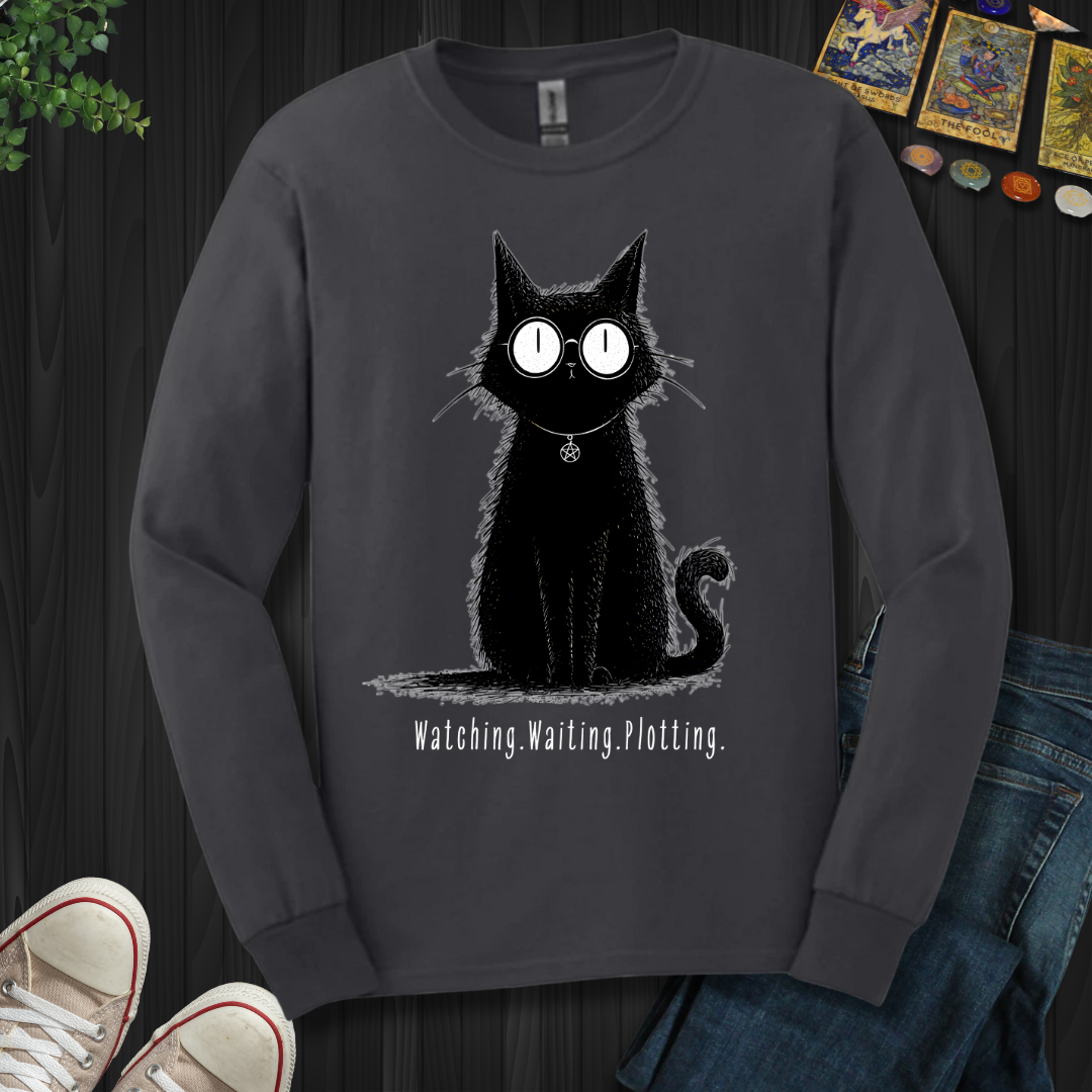 Watching. Waiting. Plotting Long Sleeve Tee