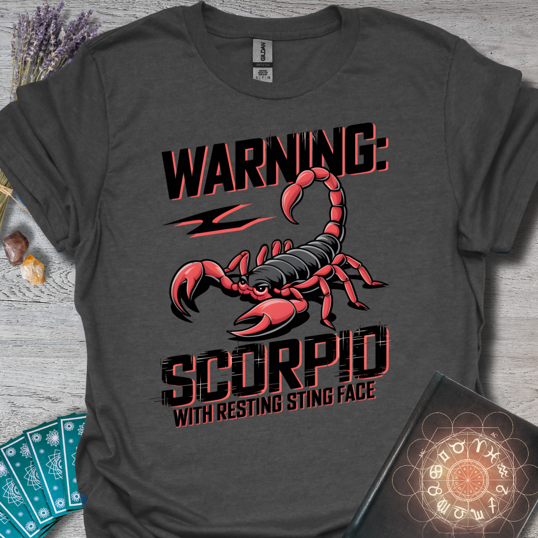 Scorpio Resting Sting Face T-Shirt