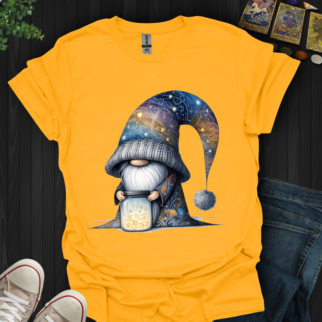 Celestial Gnome With Fireflies T-Shirt