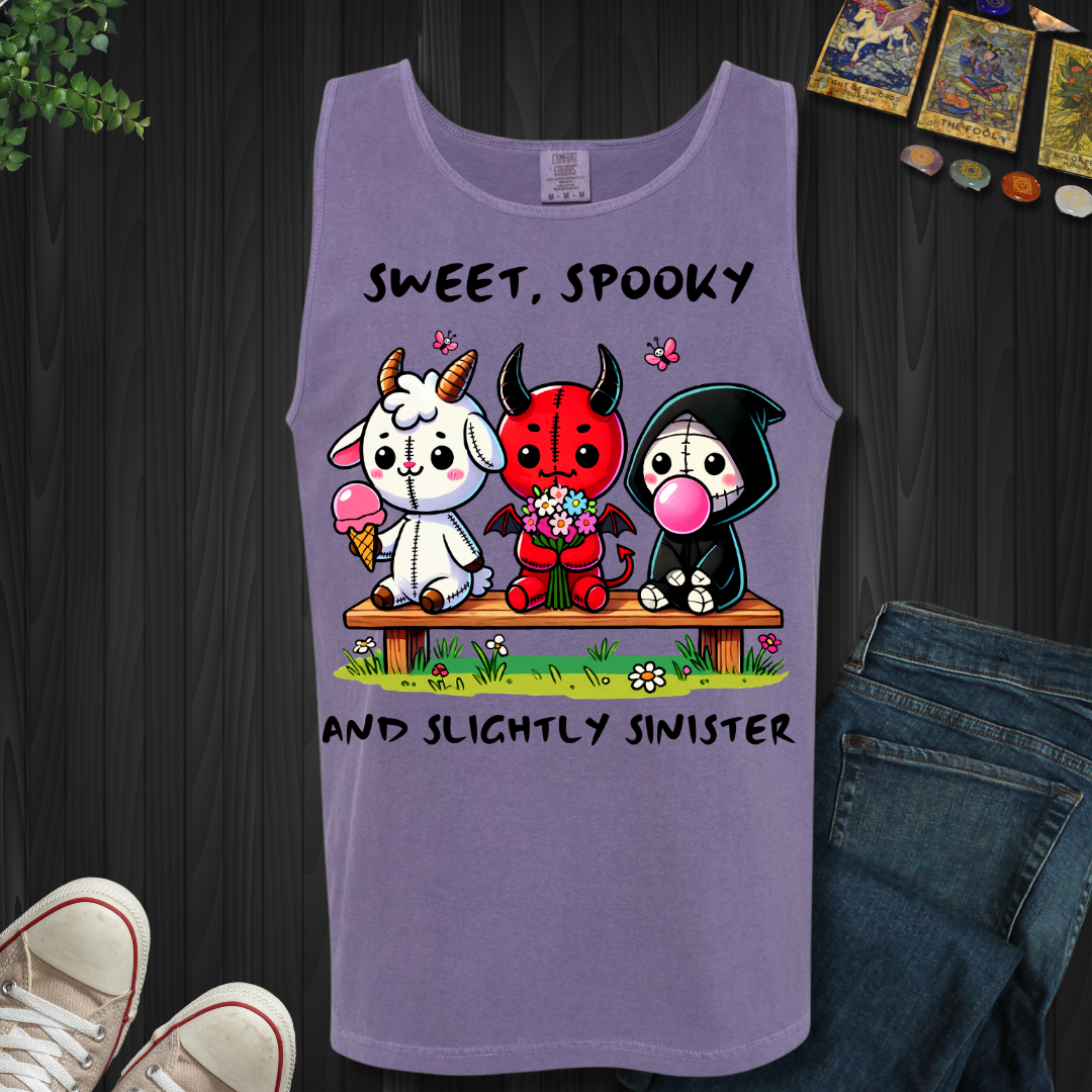 Sweet, Spooky and Slightly Sinister Tank Top