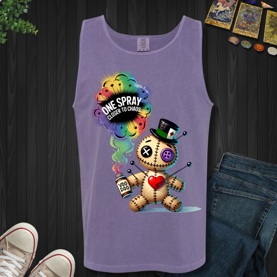 One Spray Closer To Chaos Tank Top