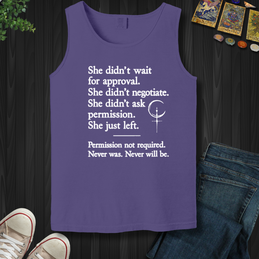 Permission Not Required Tank Top