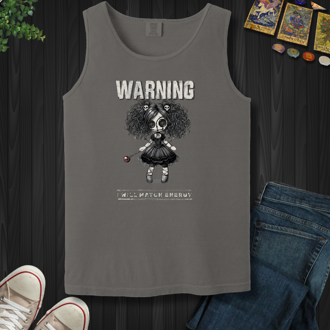 Warning: I Match Energy Tank Top