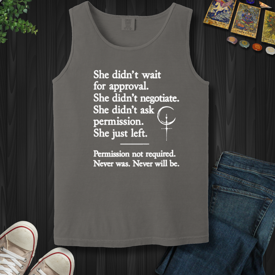 Permission Not Required Tank Top