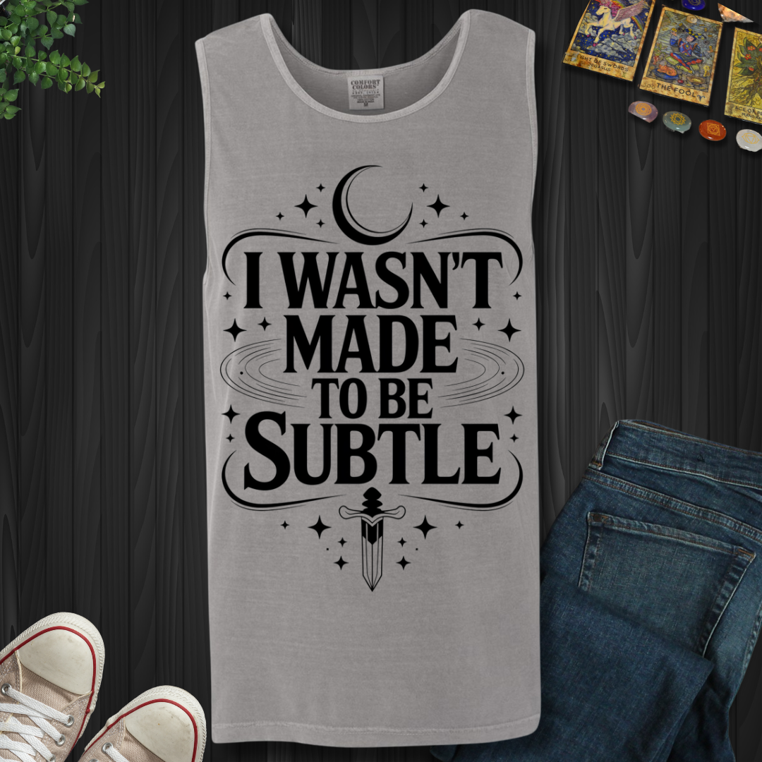 Not Subtle Tank Top