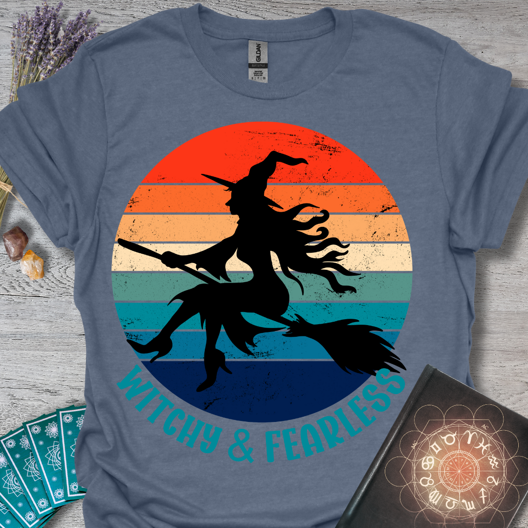 Retro Witchy & Fearless T-Shirt