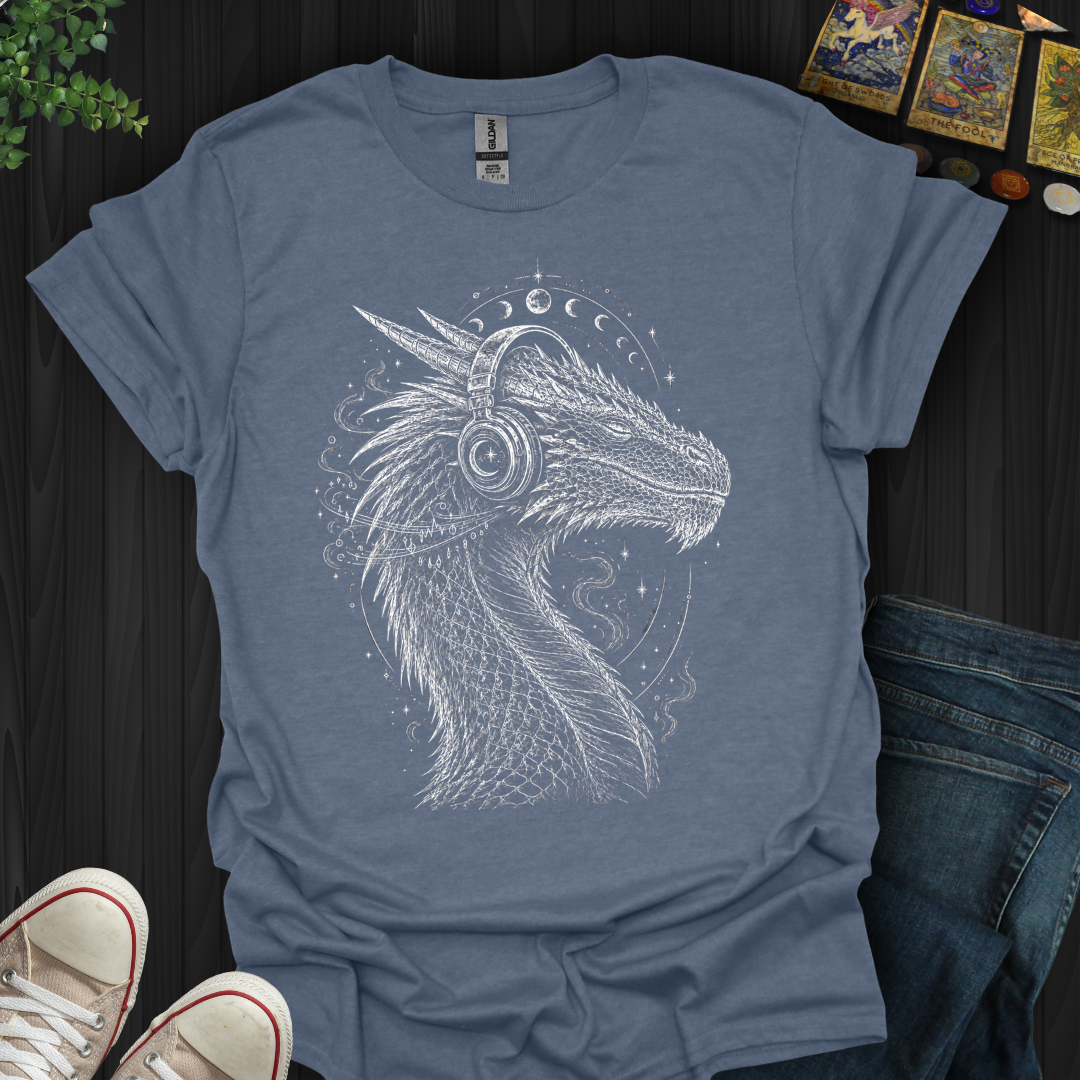 Headphones Dragon- T-Shirt