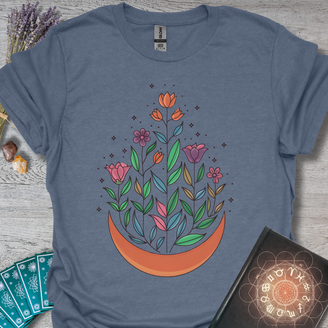 Floral Moonrise T-Shirt