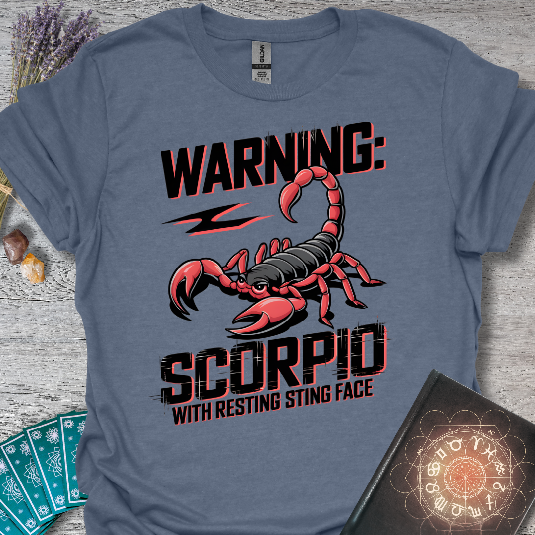 Scorpio Resting Sting Face T-Shirt